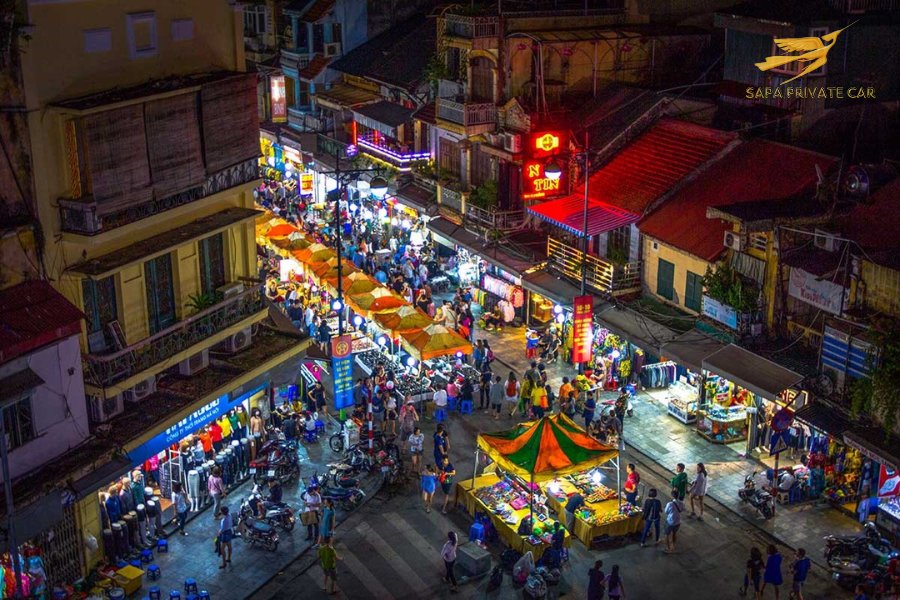 Cau May Walking Street - Sapa Private Car